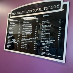 Mtech Salon - The pricing