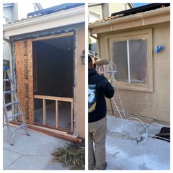 RH Painting and Remodeling - Sliding door removal
And window installation, stucco patched and painted