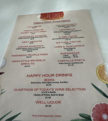 Menu photo 7 The Sunset Restaurant Malibu, CA Menu photo 7 The Sunset Restaurant Malibu, CA