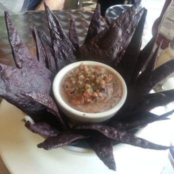 Vonda's Kitchen - Black eyed pea dip and blue tortilla chips, excellent - Soul Food Near Me - Newark, New Jersey Vonda's Kitchen - Black eyed pea dip and blue tortilla chips, excellent - Soul Food Near Me - Newark, New Jersey