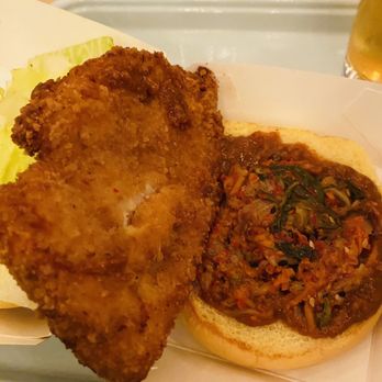 Annex Ale Project - spicy chicken sandwich - Breweries Near Me - Calgary, Alberta
