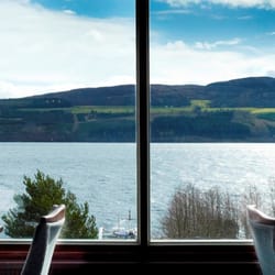 Loch Ness Clansman Hotel - Views from some of our bedrooms and the Observation Bar