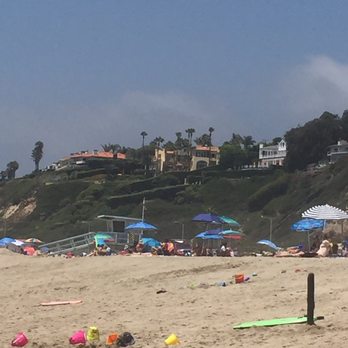 Westward Beach - Looking up towards homes - Beaches Near Me - Malibu, California