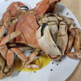 Old stone crab previously frozen