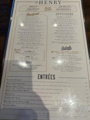 Menu photo 4 The Henry Los Angeles, CA Menu photo 4 The Henry Los Angeles, CA