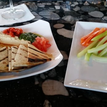 Rooftop 120 - Hummus plate during happy hour - Lounges Near Me - Glastonbury, Connecticut