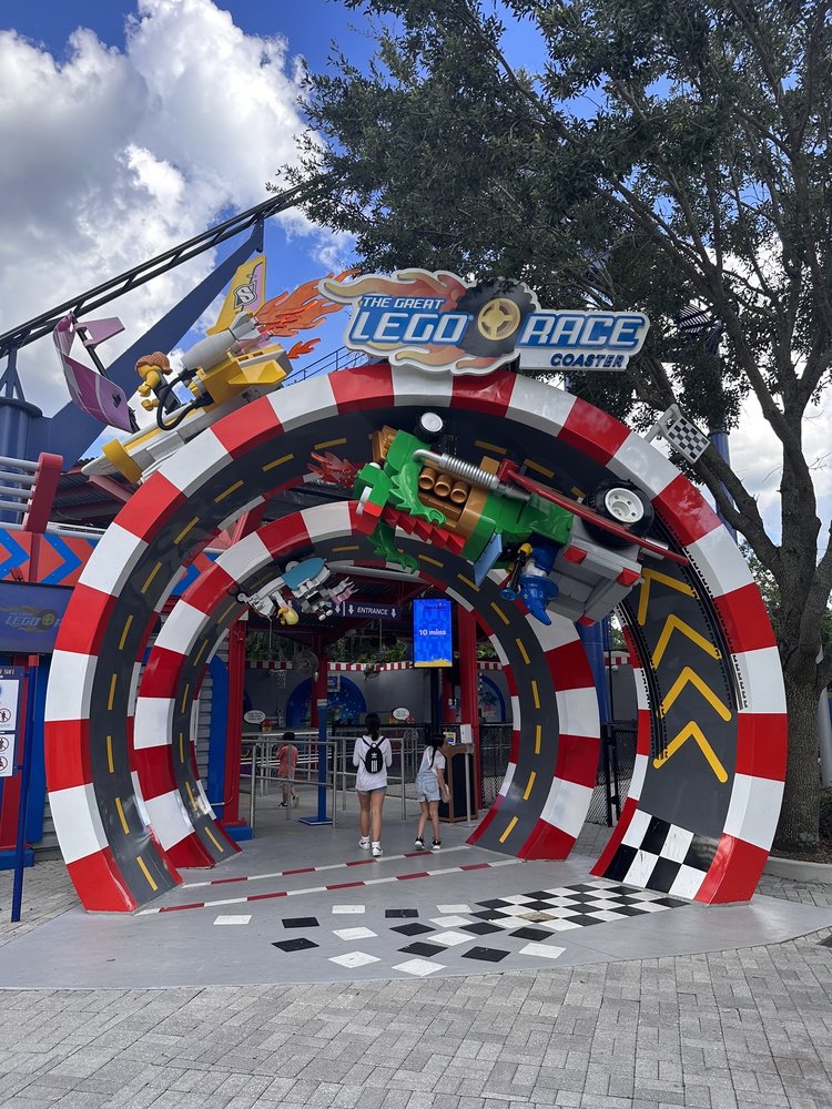 THE GREAT LEGO RACE COASTER - 1 Legoland Way, Winter Haven, Florida ...