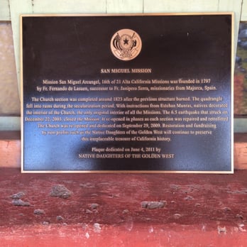 Mission San Miguel - 2015 - Landmarks & Historical Buildings Near Me - San Miguel, California Mission San Miguel - 2015 - Landmarks & Historical Buildings Near Me - San Miguel, California