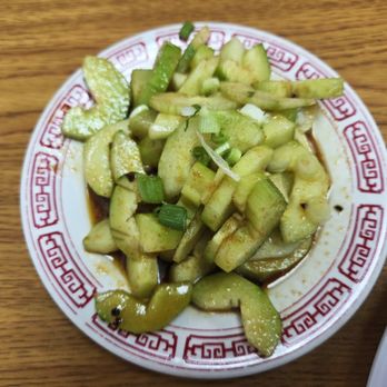 Dim Sum Express - Cucumber Salad with Chili Oil - Cantonese Near Me - Palm Coast, Florida Dim Sum Express - Cucumber Salad with Chili Oil - Cantonese Near Me - Palm Coast, Florida