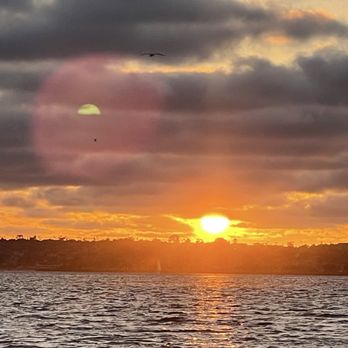 Tiki Time Bay Tours - Beautiful sunset - Boat Charters Near Me - San Diego, California