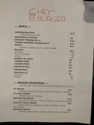 Menu photo 7 Hey Burger NJ Hazlet, NJ