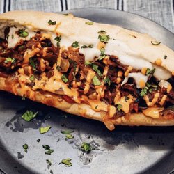 The Vegan Taste - Southwestern Cheesesteak