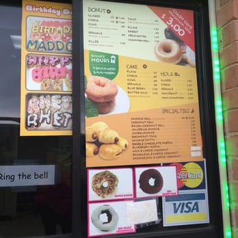 Supreme Donuts - Menu on window where you order. - Donuts Near Me - Rowlett, Texas Supreme Donuts - Menu on window where you order. - Donuts Near Me - Rowlett, Texas