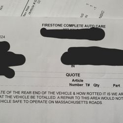 Mark's Motors - Mechanic's note: totaled, unrepairable.