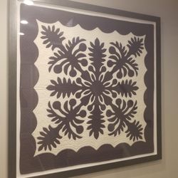 FastFrame Boulder - Custom Frame Shop - Custom Framed Hawaiian Quilt.  They did fantastic work.