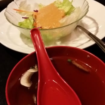 Edohana - Salad and clear broth soup - Sushi Bars Near Me - Fort Worth, Texas Edohana - Salad and clear broth soup - Sushi Bars Near Me - Fort Worth, Texas