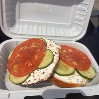 B Bagels - Levant bagel sandwich - Bagels Near Me - Jersey City, New Jersey