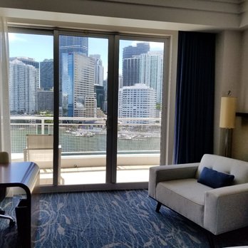 Mandarin Oriental, Miami - [Photo: Instagram.com/latinabroad] View from king Bay view room - Hotels Near Me - Miami, Florida