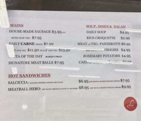 Menu photo 2 Lina's Italian Market Calgary, AB Menu photo 2 Lina's Italian Market Calgary, AB