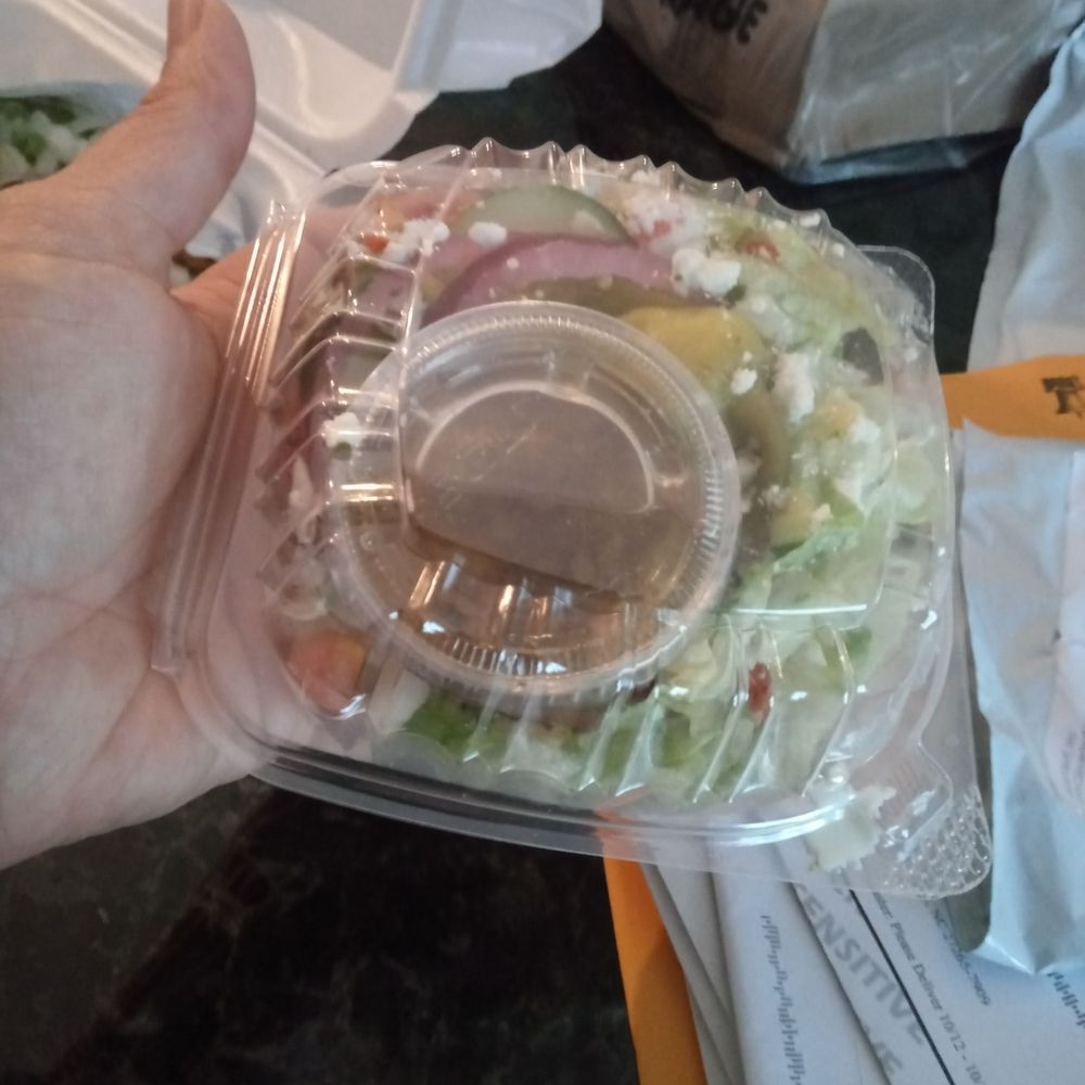 Mad Greek Grill - $4 side salad that was mostly iceberg lettuce. Complete ripoff. - Greek Near Me - High Point, North Carolina Mad Greek Grill - $4 side salad that was mostly iceberg lettuce. Complete ripoff. - Greek Near Me - High Point, North Carolina
