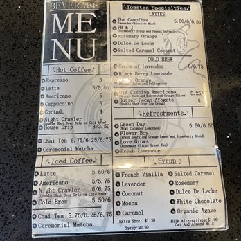 Toasted - Menu - Coffee & Tea Near Me - Riverside, California