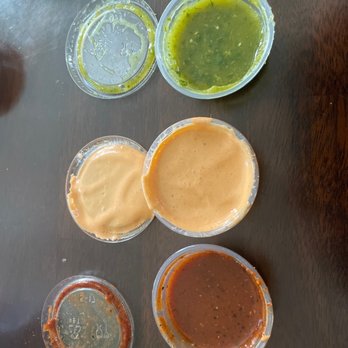 Cali Tacos - Cali salsa is not that best but is popular. I enjoyed the red hot salsa - Mexican Near Me - Orange, California