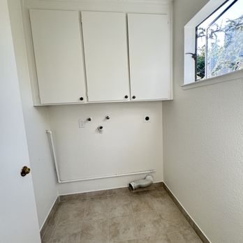 Lumina Home Solutions - Laundry room before prep for washer/dryer installation. Cabinet install, flooring, electrical work. East Bay handyman. (925) 457-5795 - Handyman Near Me - Walnut Creek, California Lumina Home Solutions - Laundry room before prep for washer/dryer installation. Cabinet install, flooring, electrical work. East Bay handyman. (925) 457-5795 - Handyman Near Me - Walnut Creek, California