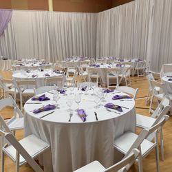 Tambriz Party Rentals - Elevating every table, one detail at a time Glassware, china, tables, chairs & flatware provided by us