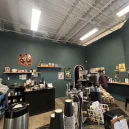 Inside coffee bar Inside coffee bar