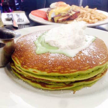 Bea Bea's - Green Tea Monster Pancakes. - Coffee & Tea Near Me - Burbank, California Bea Bea's - Green Tea Monster Pancakes. - Coffee & Tea Near Me - Burbank, California