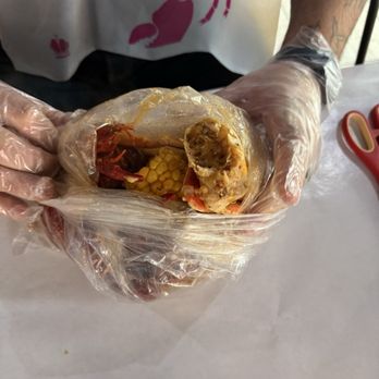 Snow & Crab - Bag of snow crab legs - Shaved Ice Near Me - Temecula, California