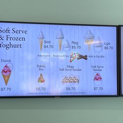 Lady Janes Ice Cream Parlour - Menu