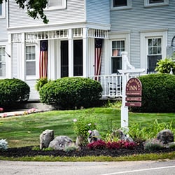 The Beach Farm - Main entrance. Beach Farm Inn B&B