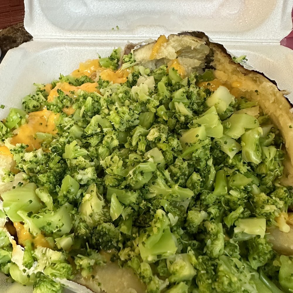 Broccoli and Cheese Potato. Broccoli and Cheese Potato.