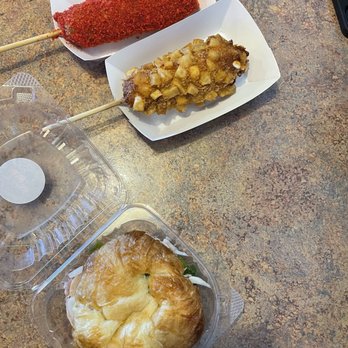 Paris Banh Mi - Croissant Special Sandwich and Hot Cheeto/Potato Half and Half Dogs - Vietnamese Near Me - Collierville, Tennessee