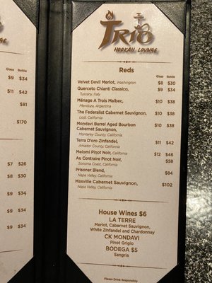 Menu photo 7 Trio Hookah Lounge Jacksonville, FL Menu photo 7 Trio Hookah Lounge Jacksonville, FL