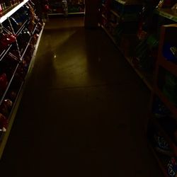 Think you could find what you might be looking for in these unlit aisles? We sure couldn't.