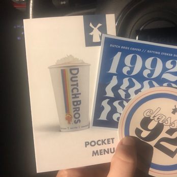 Dutch Bros Coffee - Free exclusive stickers - Coffee & Tea Near Me - Yucaipa, California