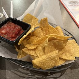 Chips and salsa (complimentary) Chips and salsa (complimentary)