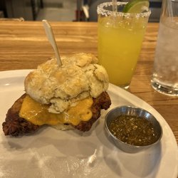 Big Bad Breakfast - Franklin - Mother of all biscuits, and a breakfast margarita