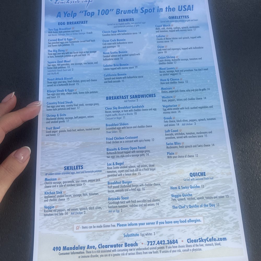 Clear Sky Cafe - New American Near Me - Clearwater, Florida