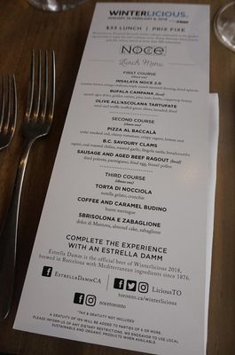 Menu photo 6 Noce Restaurant Toronto, ON