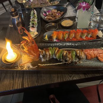 Ichigo Ichie - Flying Dragon, red mango crunch, honeydew high-ball spicy taste, mock tail, chicken karaage, and wagyu fried rice - Japanese Near Me - Nashville, Tennessee