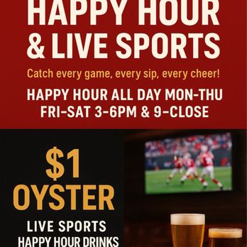 Monkey Thai Restaurant & Bar - Check it out guys!! Live game, a dollar oyster. Happy hour all day!!! - Thai Near Me - Alameda, California