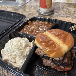 Gator Jon’s Barbecue Stand - Brisket sandwich