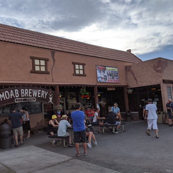 Moab Brewery - crowded despite covid 19 - American Near Me - Moab, Utah Moab Brewery - crowded despite covid 19 - American Near Me - Moab, Utah