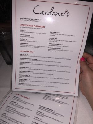 Menu photo 6 Cardone's Restaurant & Bar Westerville, OH Menu photo 6 Cardone's Restaurant & Bar Westerville, OH