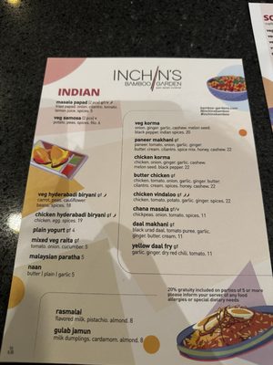 Menu photo 3 Inchin's Bamboo Garden San Jose, CA Menu photo 3 Inchin's Bamboo Garden San Jose, CA