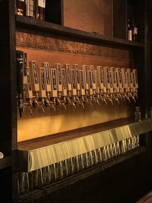 Photo of Bottle Rocket Bar & Grill - San Diego, CA, US. Beer taps