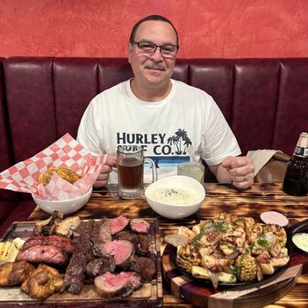 El Churrascaso - 2lb Parrilla Mixta and Parrilla de Pulpo y Camaron  Absolutely delicious! - Steakhouses Near Me - Miramar, Florida